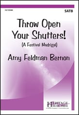 Throw Open Your Shutters! SATB choral sheet music cover